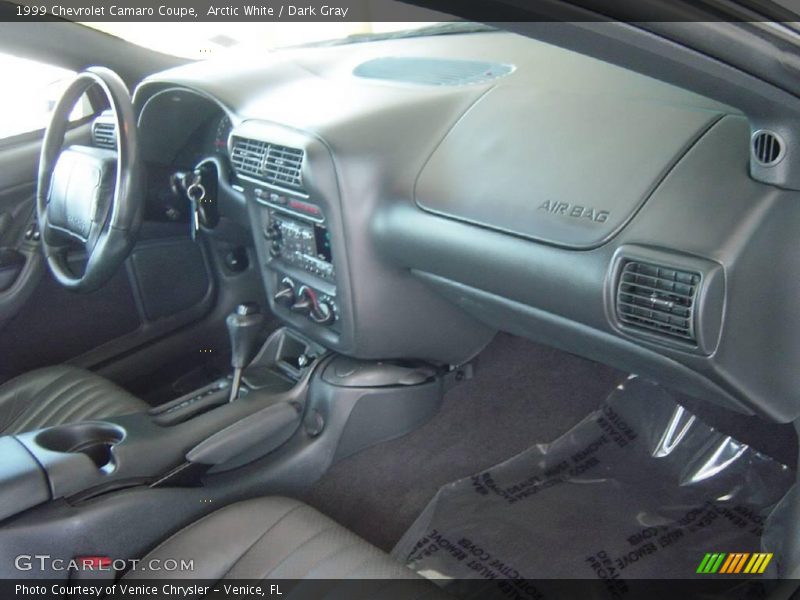 Arctic White / Dark Gray 1999 Chevrolet Camaro Coupe