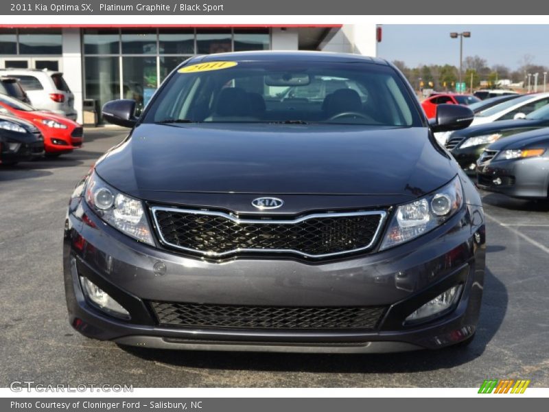 Platinum Graphite / Black Sport 2011 Kia Optima SX