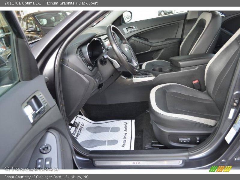 Platinum Graphite / Black Sport 2011 Kia Optima SX