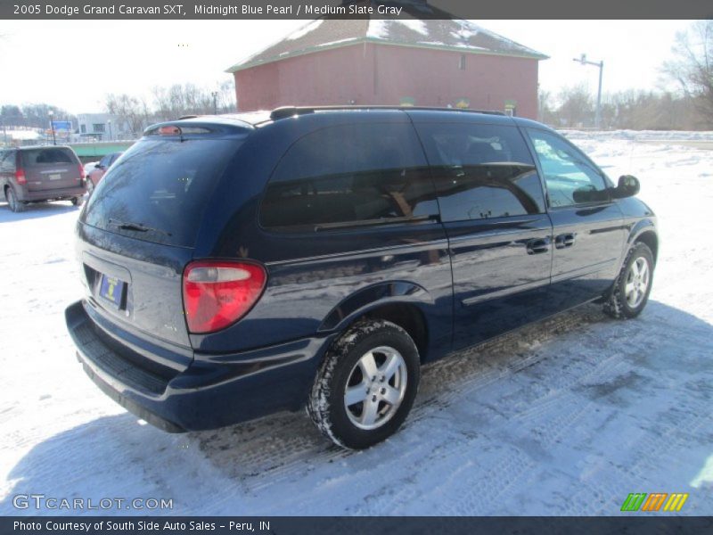 Midnight Blue Pearl / Medium Slate Gray 2005 Dodge Grand Caravan SXT