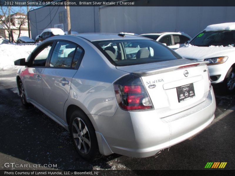 Brilliant Silver Metallic / Charcoal 2012 Nissan Sentra 2.0 SR Special Edition