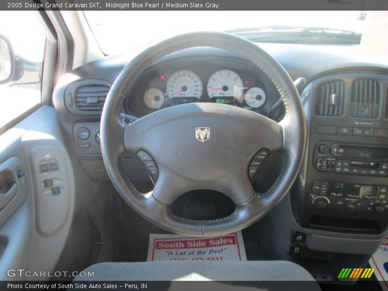Midnight Blue Pearl / Medium Slate Gray 2005 Dodge Grand Caravan SXT