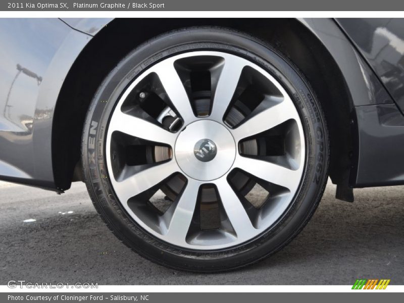 Platinum Graphite / Black Sport 2011 Kia Optima SX