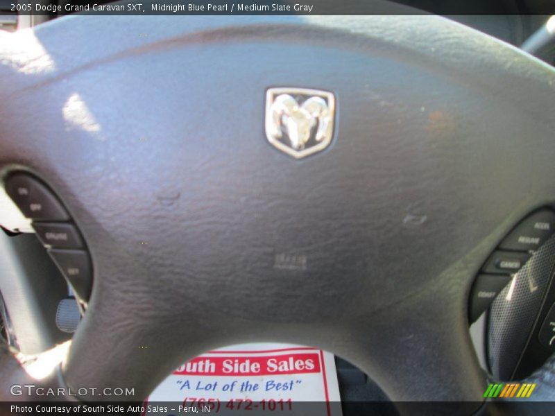 Midnight Blue Pearl / Medium Slate Gray 2005 Dodge Grand Caravan SXT