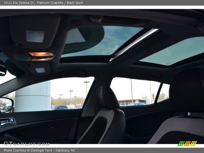 Platinum Graphite / Black Sport 2011 Kia Optima SX