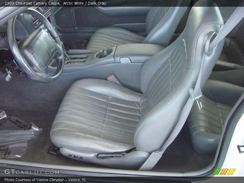 Arctic White / Dark Gray 1999 Chevrolet Camaro Coupe