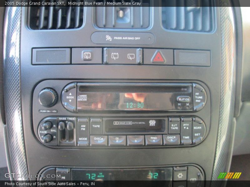 Midnight Blue Pearl / Medium Slate Gray 2005 Dodge Grand Caravan SXT