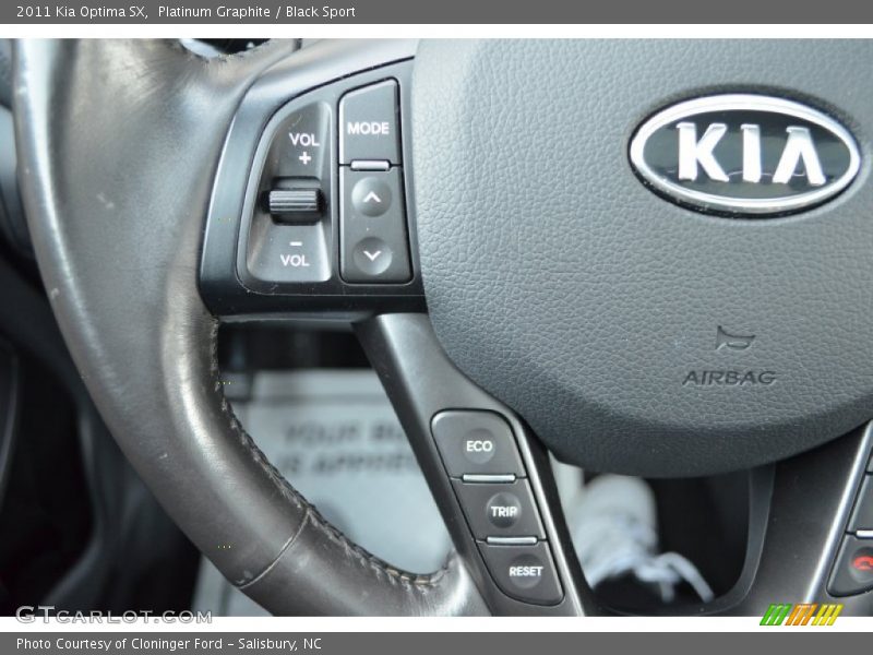 Platinum Graphite / Black Sport 2011 Kia Optima SX