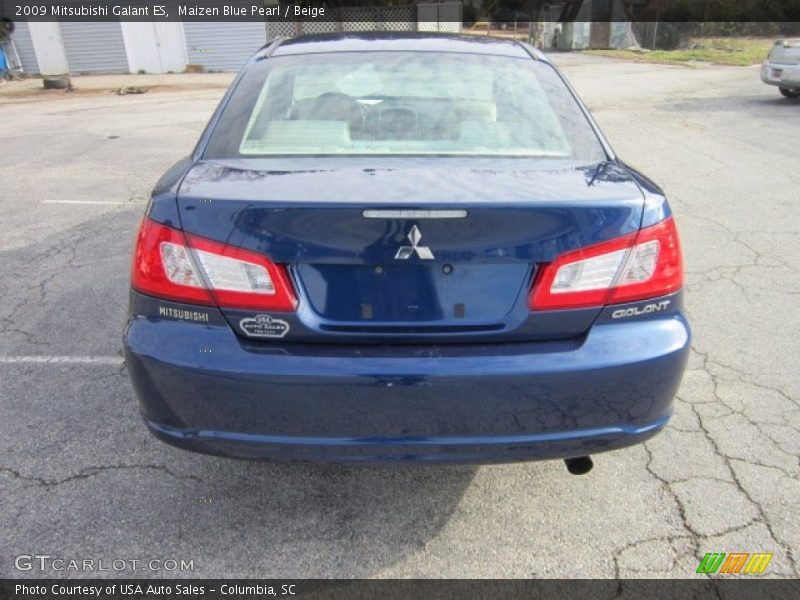 Maizen Blue Pearl / Beige 2009 Mitsubishi Galant ES