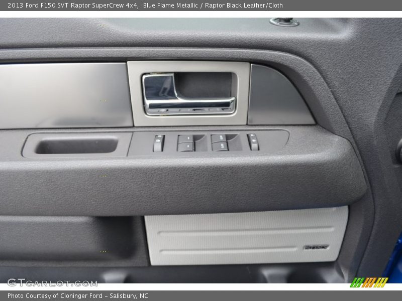 Blue Flame Metallic / Raptor Black Leather/Cloth 2013 Ford F150 SVT Raptor SuperCrew 4x4