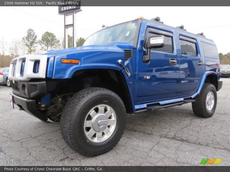 Pacific Blue / Ebony 2006 Hummer H2 SUV