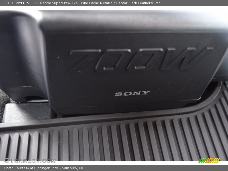 Blue Flame Metallic / Raptor Black Leather/Cloth 2013 Ford F150 SVT Raptor SuperCrew 4x4