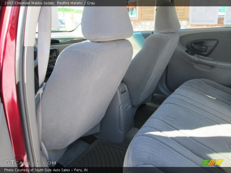 Redfire Metallic / Gray 2002 Chevrolet Malibu Sedan