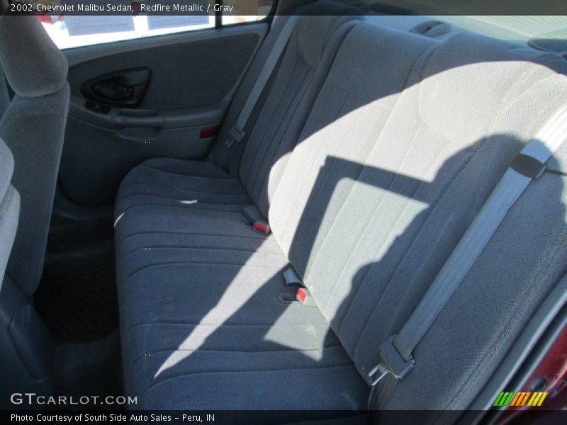 Redfire Metallic / Gray 2002 Chevrolet Malibu Sedan