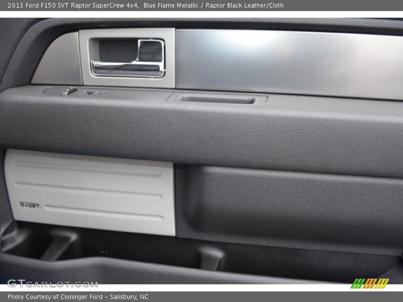 Blue Flame Metallic / Raptor Black Leather/Cloth 2013 Ford F150 SVT Raptor SuperCrew 4x4