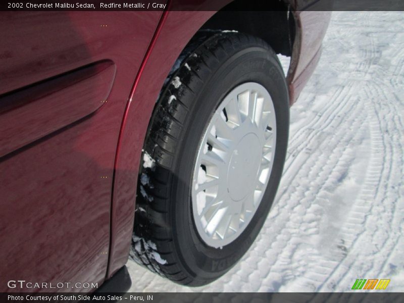 Redfire Metallic / Gray 2002 Chevrolet Malibu Sedan