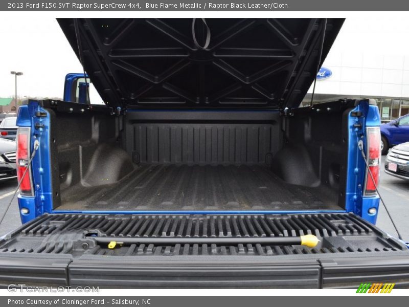 Blue Flame Metallic / Raptor Black Leather/Cloth 2013 Ford F150 SVT Raptor SuperCrew 4x4