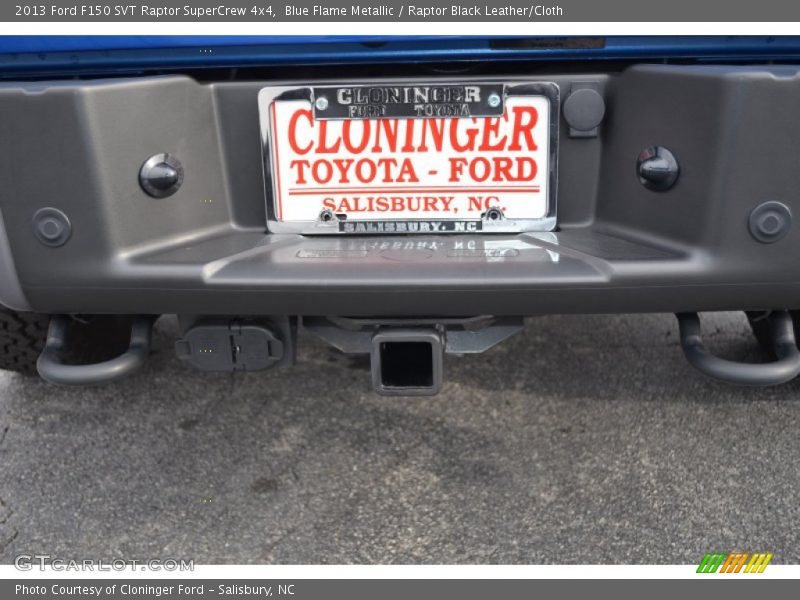 Blue Flame Metallic / Raptor Black Leather/Cloth 2013 Ford F150 SVT Raptor SuperCrew 4x4