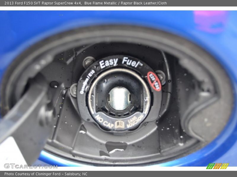 Blue Flame Metallic / Raptor Black Leather/Cloth 2013 Ford F150 SVT Raptor SuperCrew 4x4