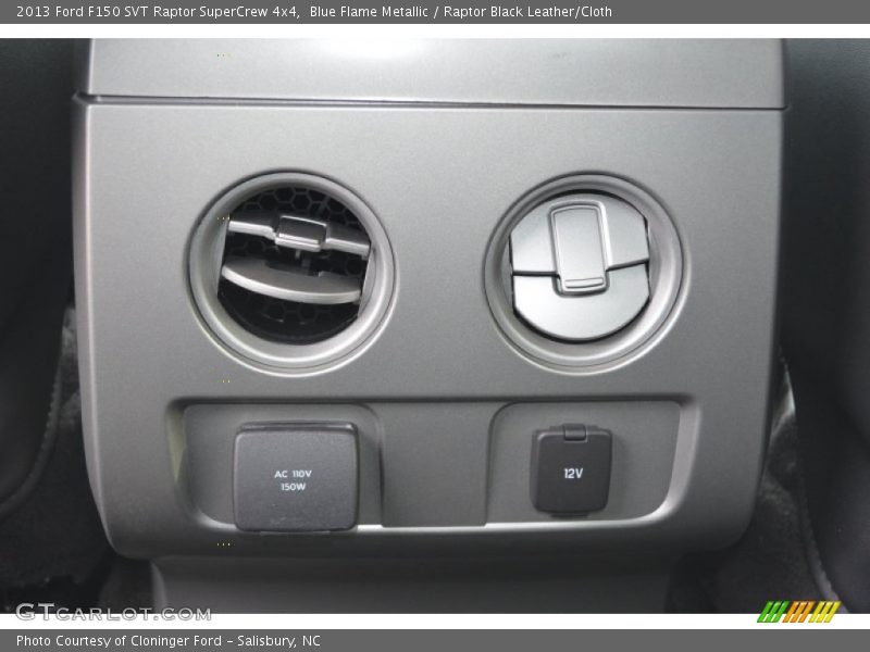 Blue Flame Metallic / Raptor Black Leather/Cloth 2013 Ford F150 SVT Raptor SuperCrew 4x4