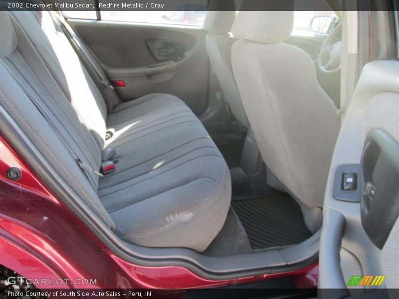 Redfire Metallic / Gray 2002 Chevrolet Malibu Sedan