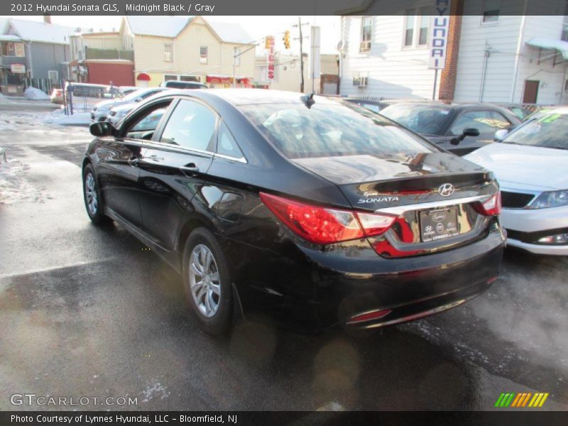 Midnight Black / Gray 2012 Hyundai Sonata GLS