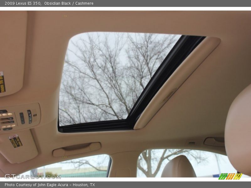 Obsidian Black / Cashmere 2009 Lexus ES 350