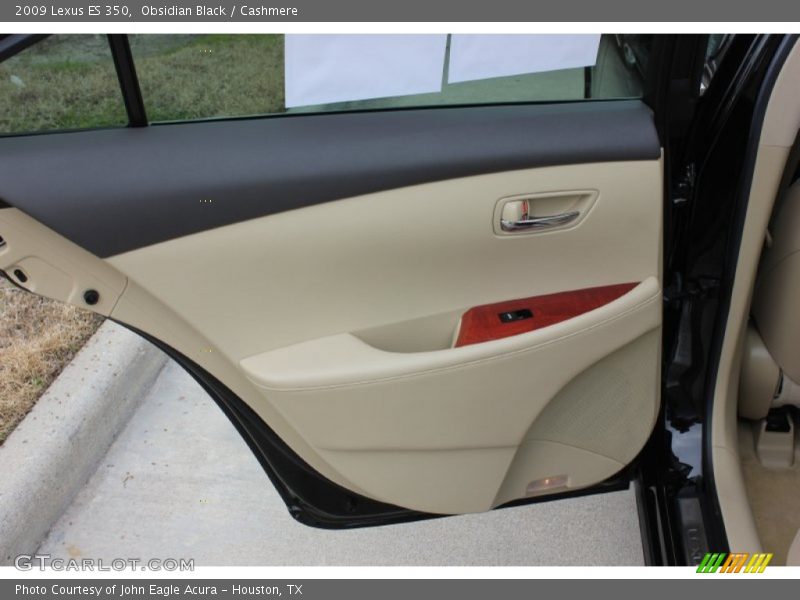 Obsidian Black / Cashmere 2009 Lexus ES 350