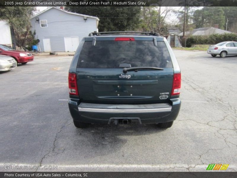 Deep Beryl Green Pearl / Medium Slate Gray 2005 Jeep Grand Cherokee Limited