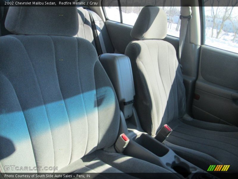 Redfire Metallic / Gray 2002 Chevrolet Malibu Sedan