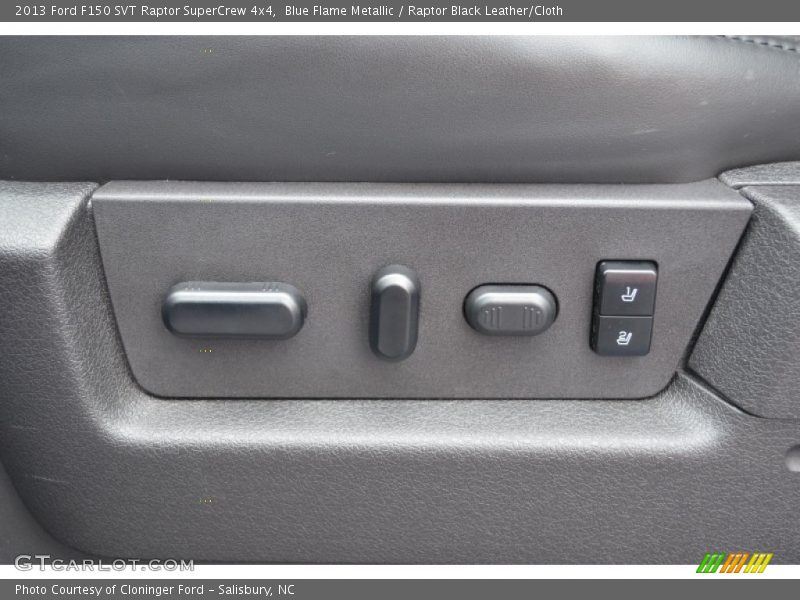 Blue Flame Metallic / Raptor Black Leather/Cloth 2013 Ford F150 SVT Raptor SuperCrew 4x4