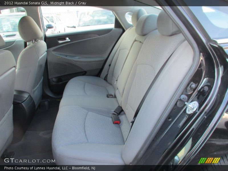 Midnight Black / Gray 2012 Hyundai Sonata GLS