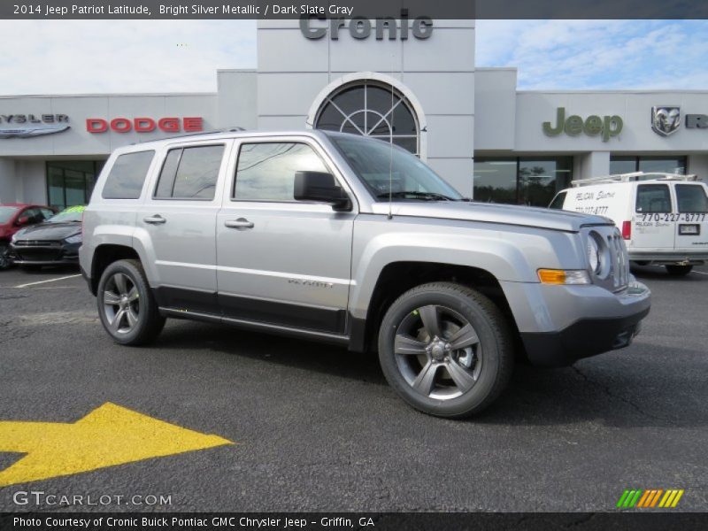 Bright Silver Metallic / Dark Slate Gray 2014 Jeep Patriot Latitude