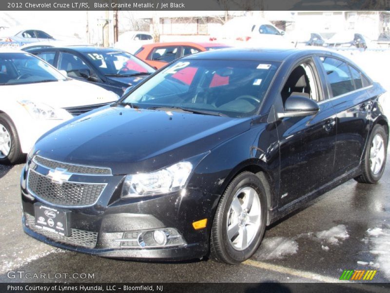 Black Granite Metallic / Jet Black 2012 Chevrolet Cruze LT/RS