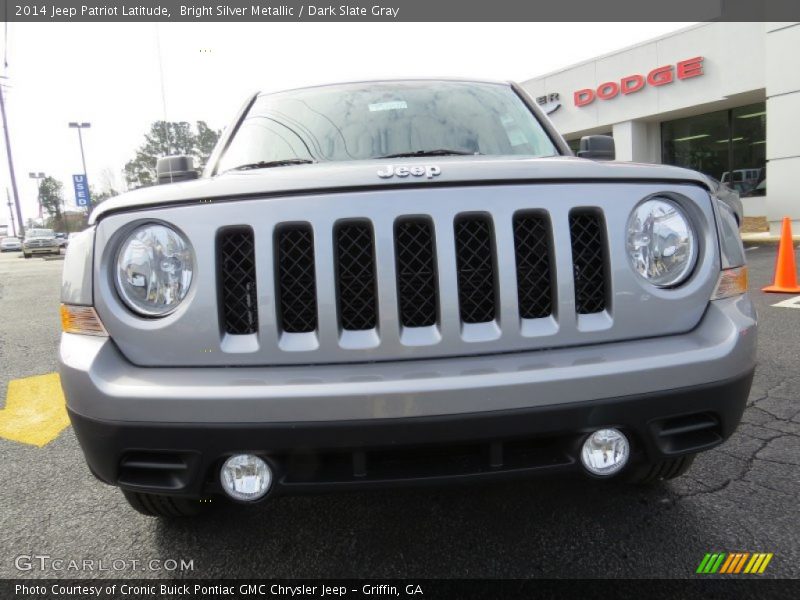 Bright Silver Metallic / Dark Slate Gray 2014 Jeep Patriot Latitude