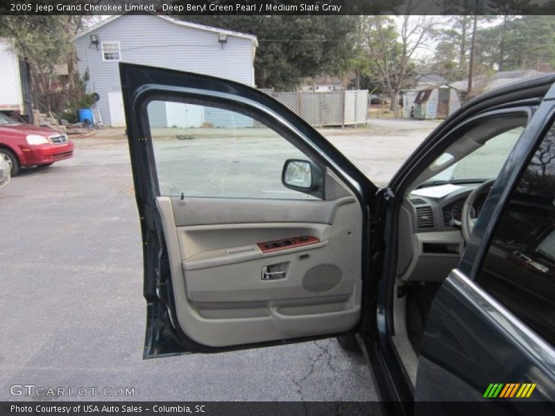 Deep Beryl Green Pearl / Medium Slate Gray 2005 Jeep Grand Cherokee Limited