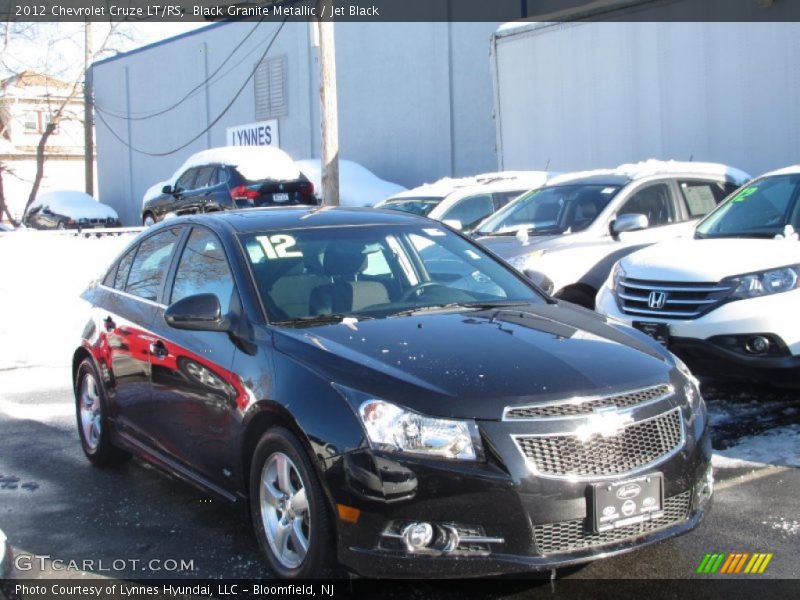Black Granite Metallic / Jet Black 2012 Chevrolet Cruze LT/RS