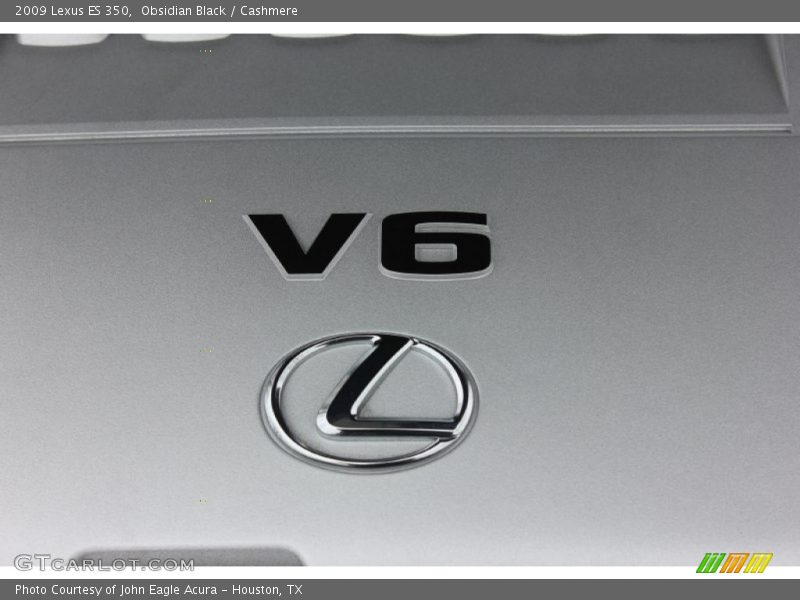 Obsidian Black / Cashmere 2009 Lexus ES 350