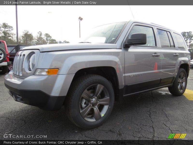 Bright Silver Metallic / Dark Slate Gray 2014 Jeep Patriot Latitude