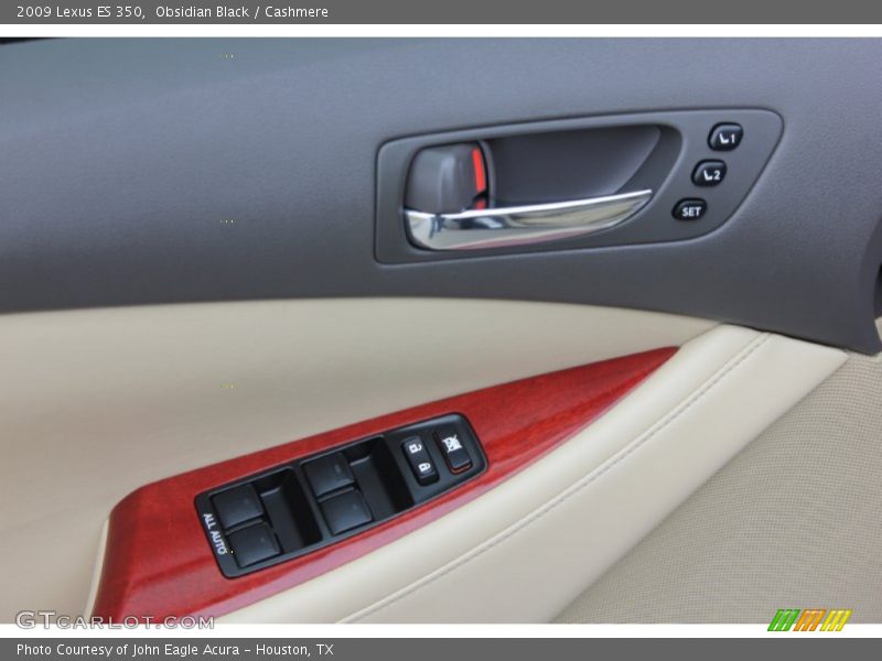 Obsidian Black / Cashmere 2009 Lexus ES 350