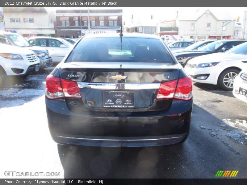 Black Granite Metallic / Jet Black 2012 Chevrolet Cruze LT/RS