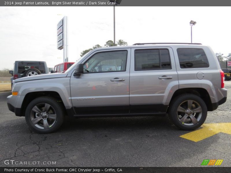 Bright Silver Metallic / Dark Slate Gray 2014 Jeep Patriot Latitude