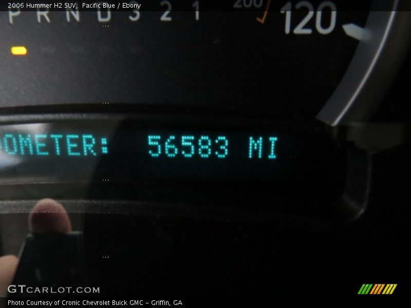 Pacific Blue / Ebony 2006 Hummer H2 SUV