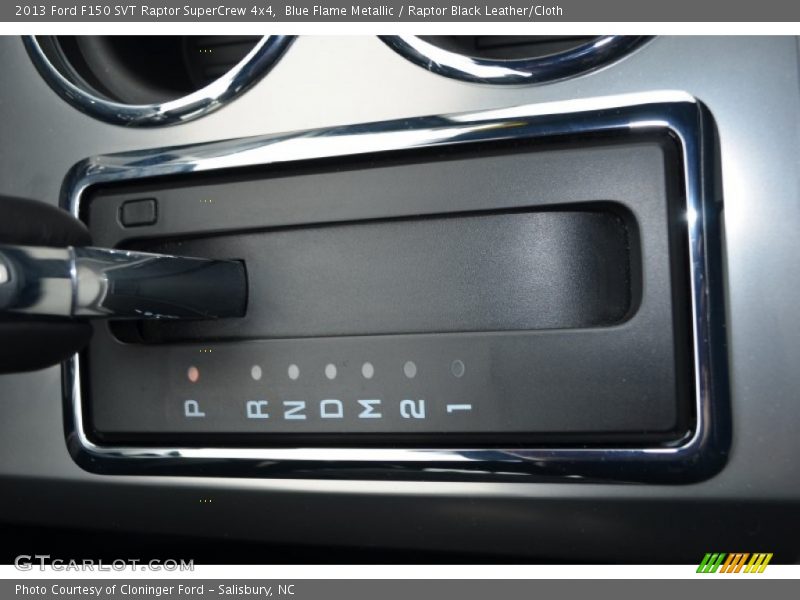 Blue Flame Metallic / Raptor Black Leather/Cloth 2013 Ford F150 SVT Raptor SuperCrew 4x4