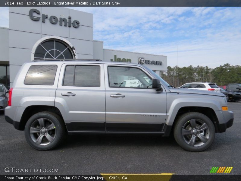 Bright Silver Metallic / Dark Slate Gray 2014 Jeep Patriot Latitude