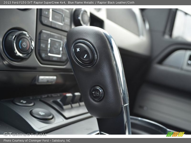 Blue Flame Metallic / Raptor Black Leather/Cloth 2013 Ford F150 SVT Raptor SuperCrew 4x4