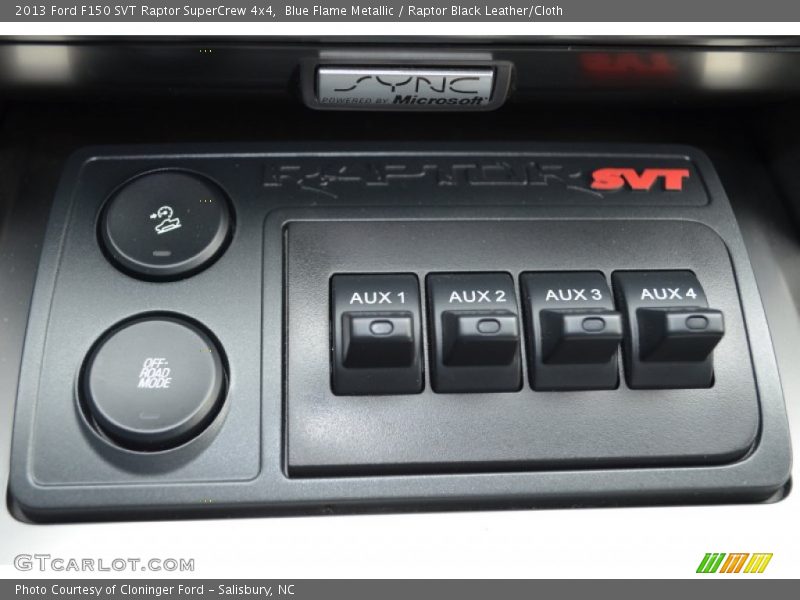Blue Flame Metallic / Raptor Black Leather/Cloth 2013 Ford F150 SVT Raptor SuperCrew 4x4