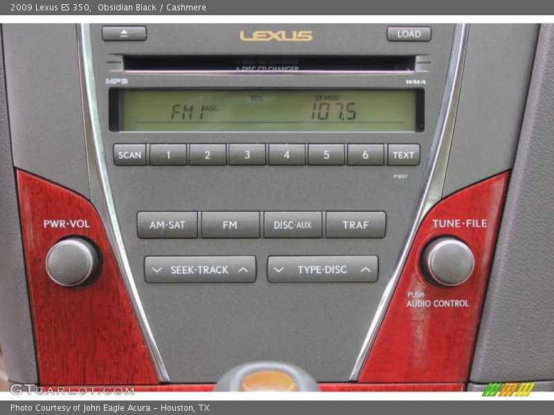 Obsidian Black / Cashmere 2009 Lexus ES 350