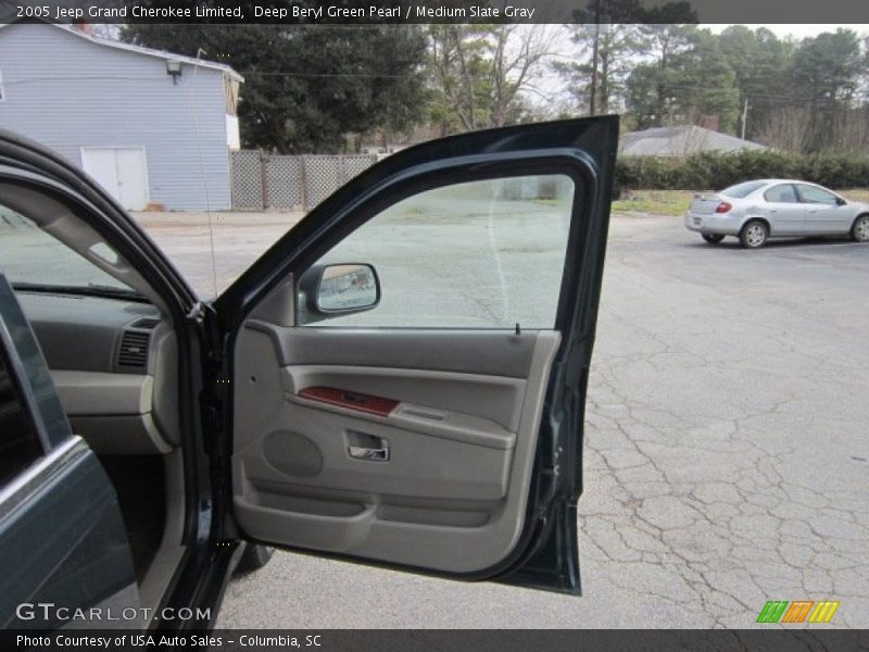 Deep Beryl Green Pearl / Medium Slate Gray 2005 Jeep Grand Cherokee Limited