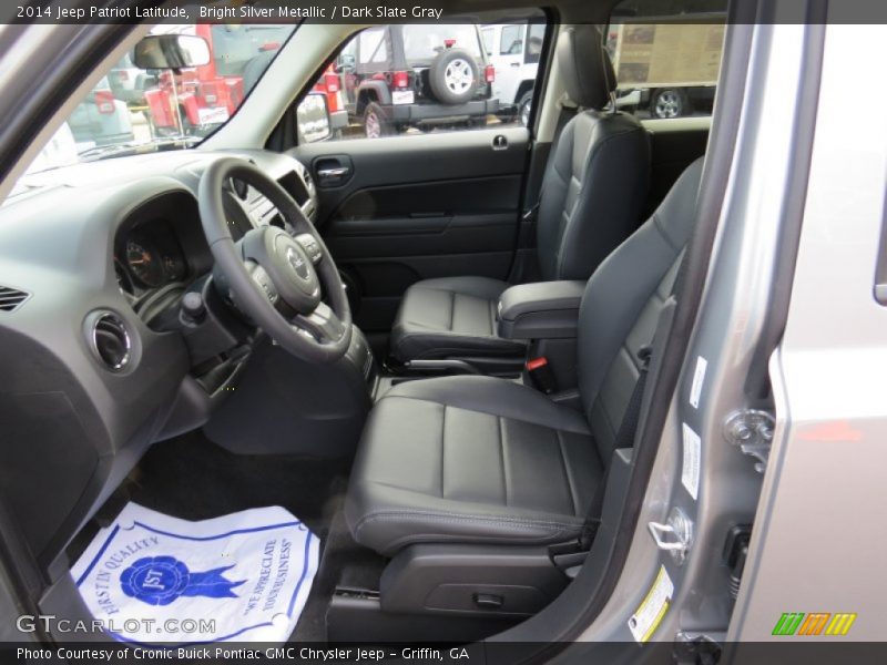 Bright Silver Metallic / Dark Slate Gray 2014 Jeep Patriot Latitude